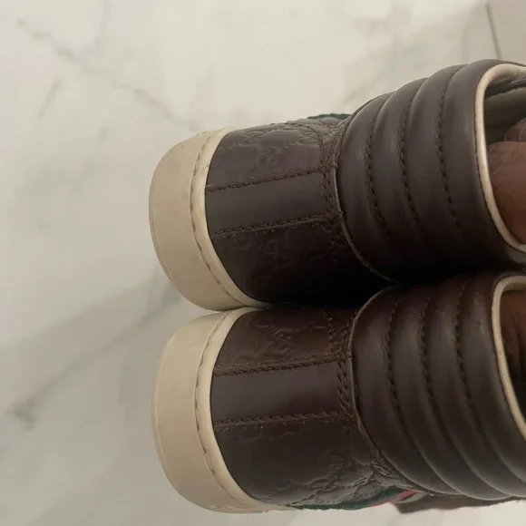 Gucci Brown Guccissima Leather kids Shoes